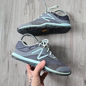 New Balance | Minimus Gorpcore gray barefoot Vibram flat sole sneakers | WMS 6